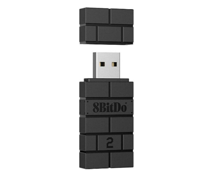 Akcesoria do konsol 8BitDo USB Wireless Adapter 2 - Black